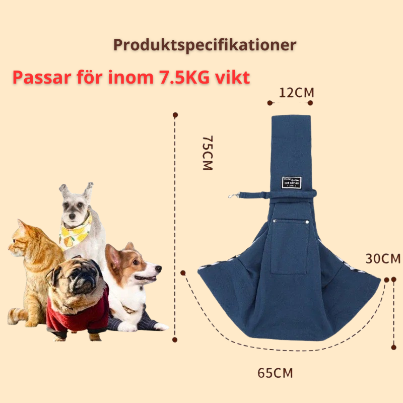 BÄRVÄSKA FÖR DJUR